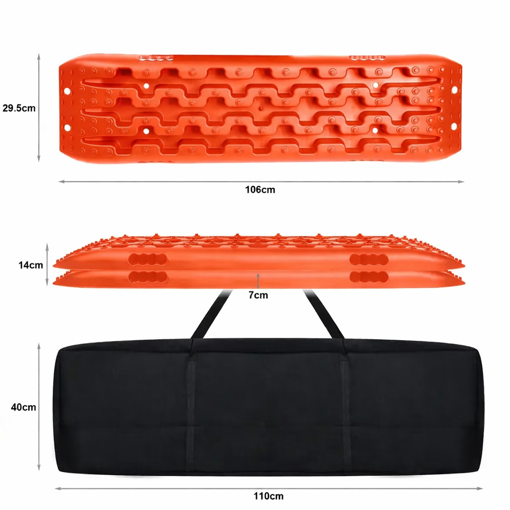 2er Set Sandboards Orange mit magnetische Halterung