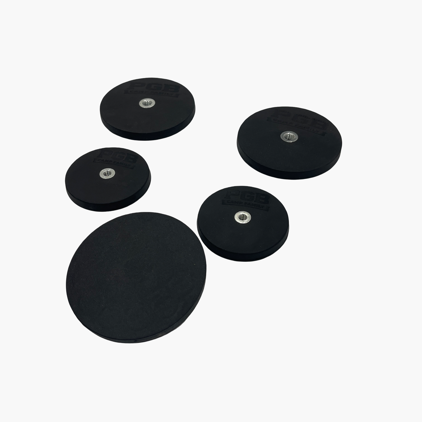 Gummierter Neodym-Magnet 43mm Haftkraft bis 8 Kg
