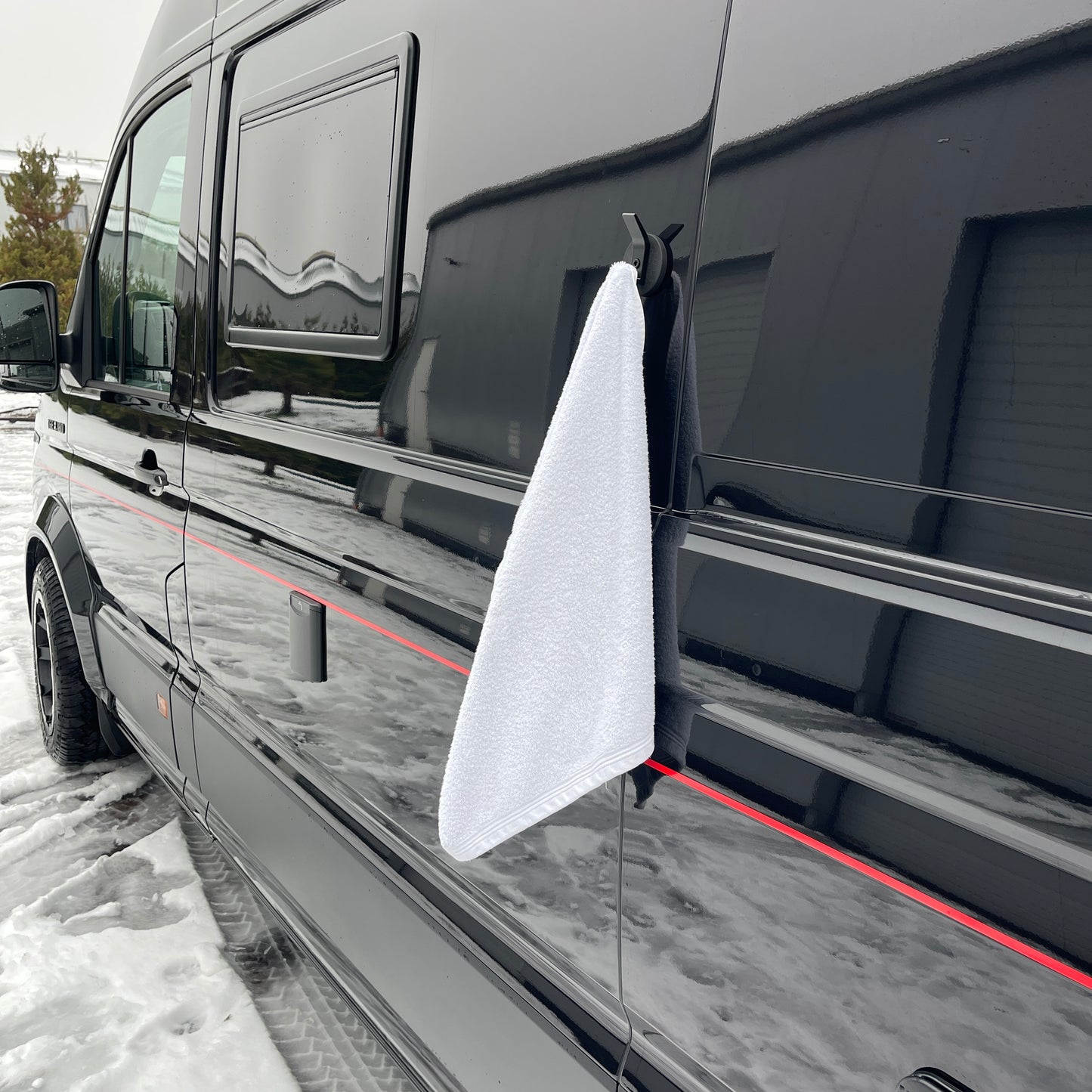 Gummierter Magnethaken