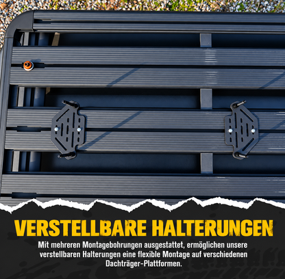Bergeboard-Halterung für Dachträger – verstellbar & abschließbar