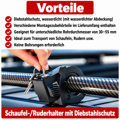 2x Abschließbare Schaufelhalterung 30–55 mm inkl. Montagematerial