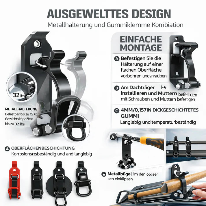 Axt mit Magnetischer Halterung