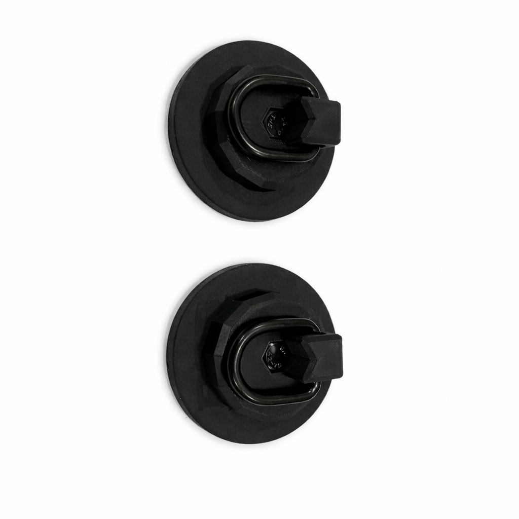 Gummierte Magnete mit Öse