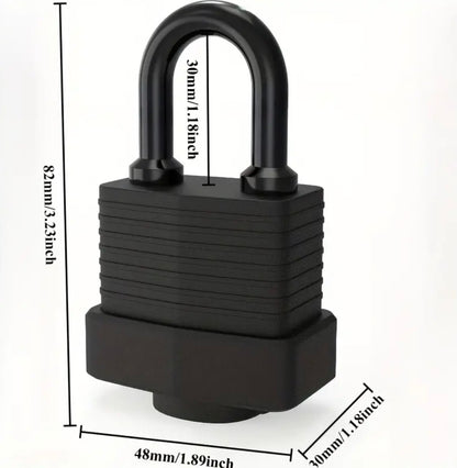 Gummiertes Hochsicherheits-Vorhängeschloss für Offroad, Camping & Outdoor