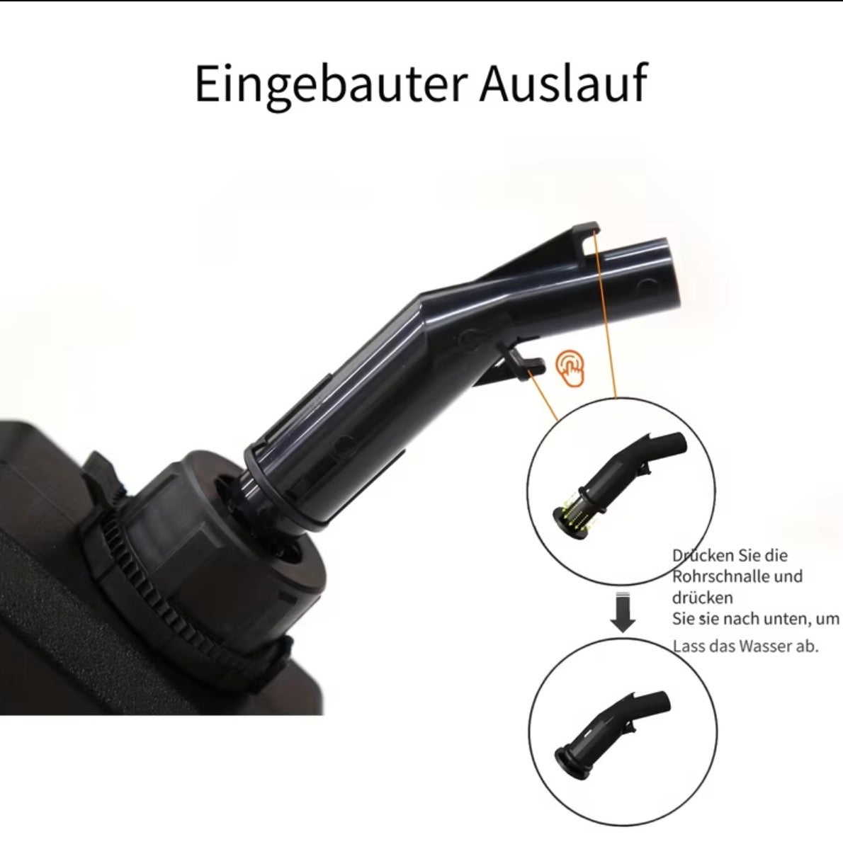 Wasserkanister mit magnetischer Halterung – 7,5 L