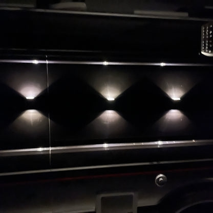 LED Solar Wandleuchte mit magnetischer Halterung
