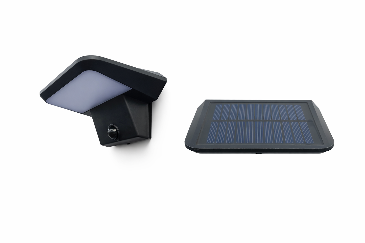 Solar-LED-Außenstrahler inkl. Akku, Solarpanel und 2 Magneten