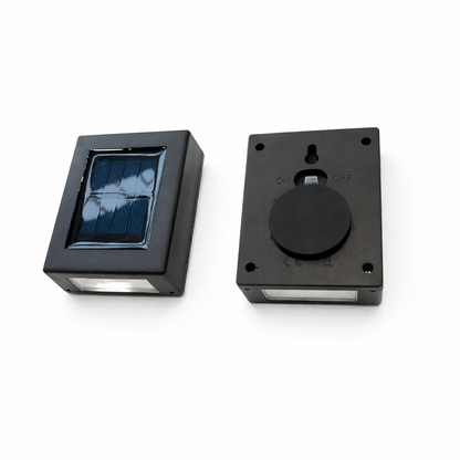 LED Solar Wandleuchte mit magnetischer Halterung
