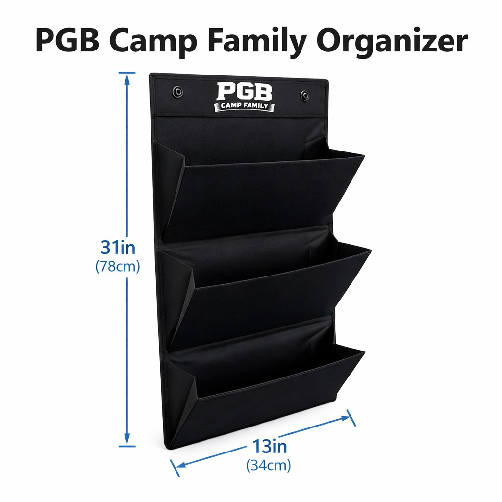 Camping -Schuhregal & Kleider-Organizer mit Magnetbefestigung