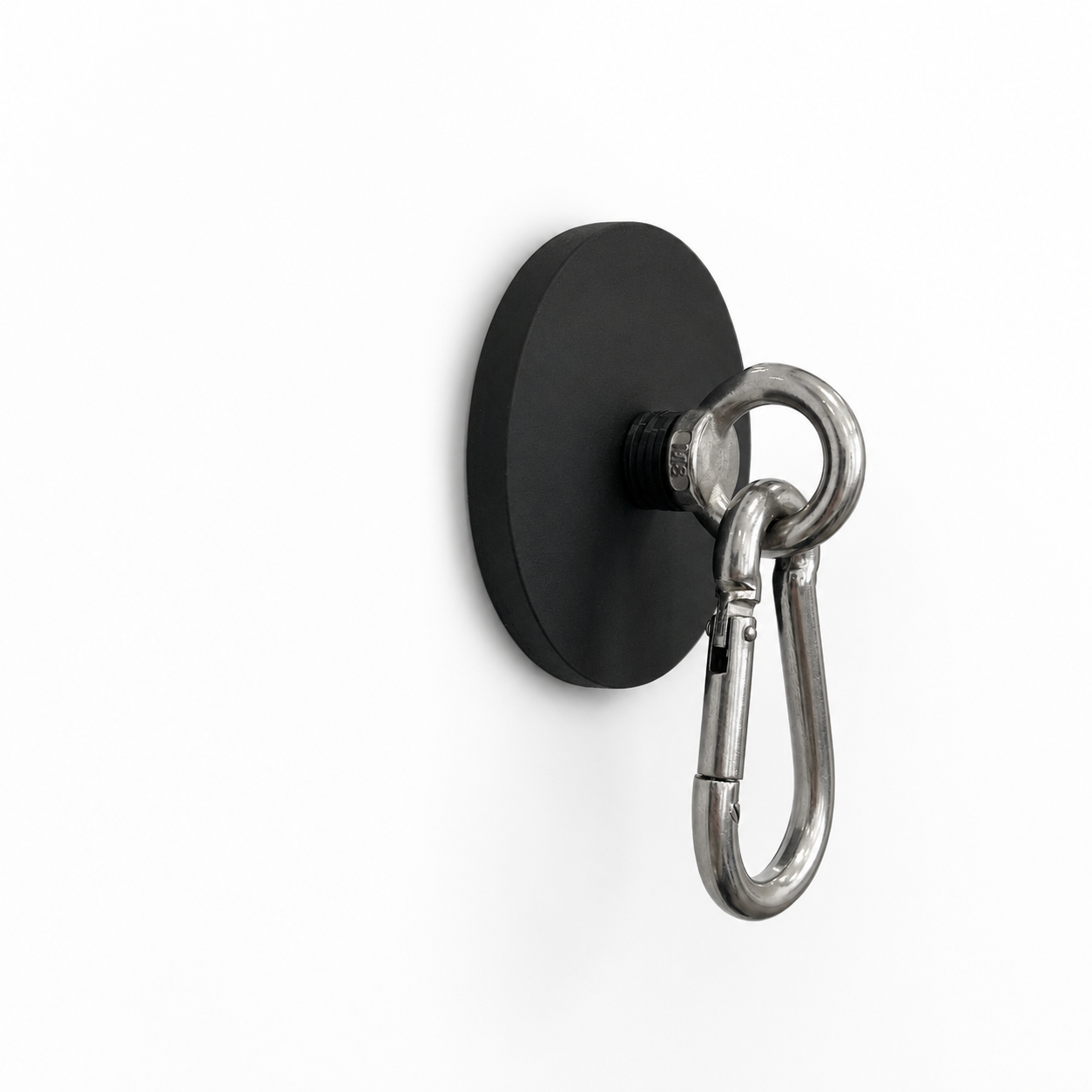 Magnetische Halter mit Ösenschraube und Karabiner – 88 mm