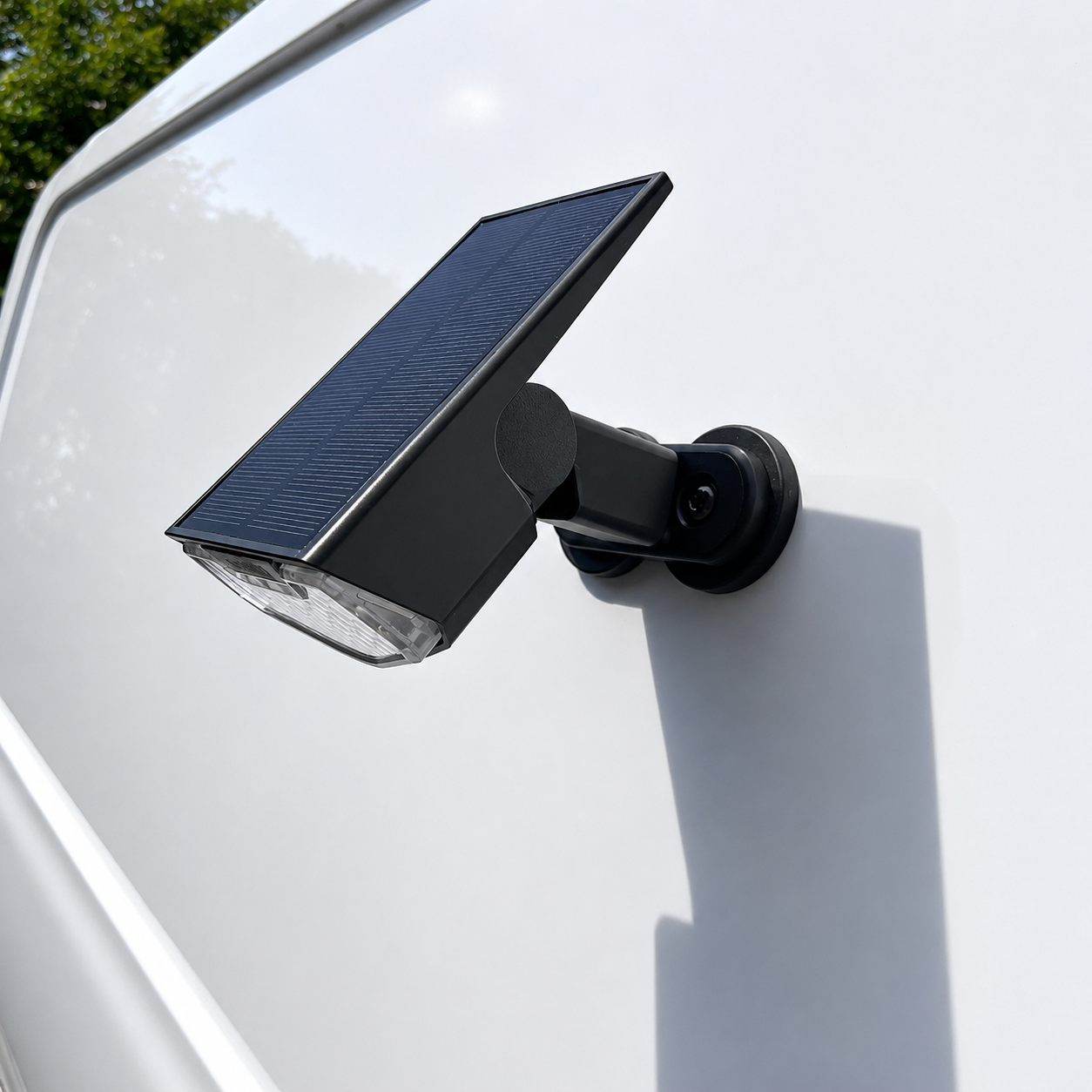 Solar-LED-Lampe mit Magnet-Halterung – Manuelle Ein/Aus-Funktion | Kein Bewegungsmelder | 32 LEDs | IP65