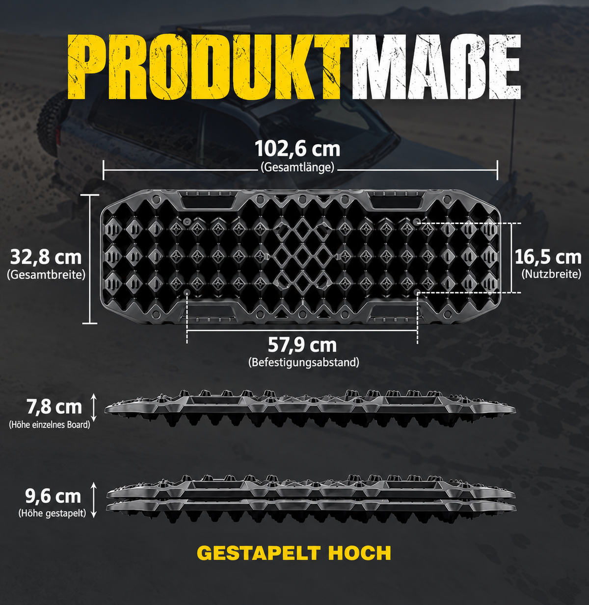 Sandboards 2er Set Pink mit magnetische Halterung  Original Bunker indust