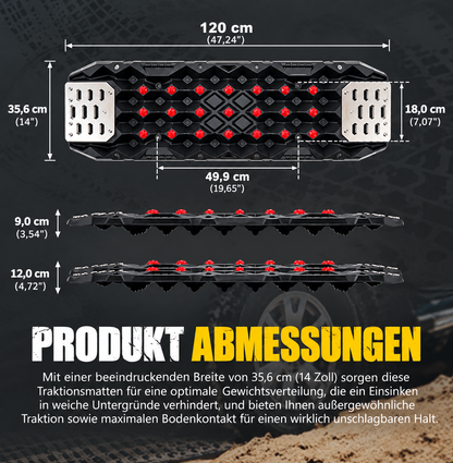 Sandboards 2er Set Professional 4x4 Original Bunker indust